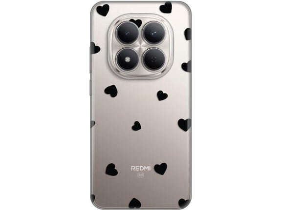 Maska za telefon Xiaomi Redmi Note 15 Pro 5G Silikonska Print Skin Hearts
