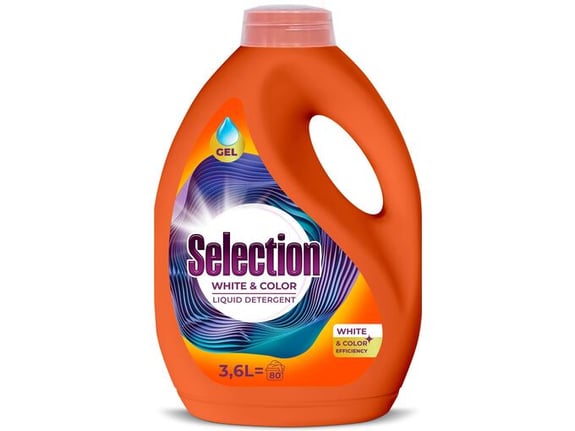 Selection Gel za pranje veša White&Color 3.6l