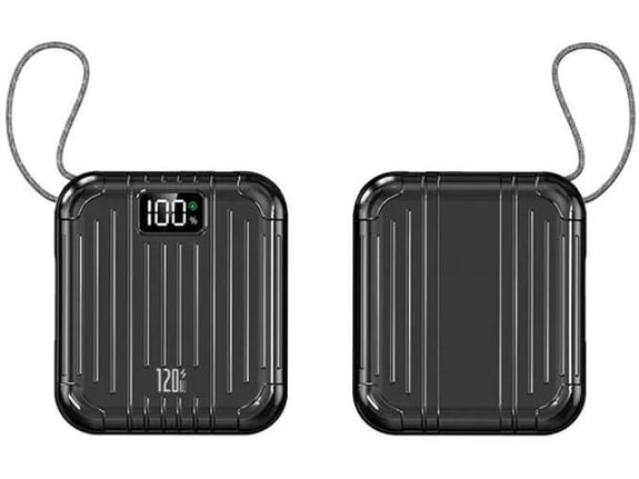 Power Bank 120W 10.000 mAh crni
