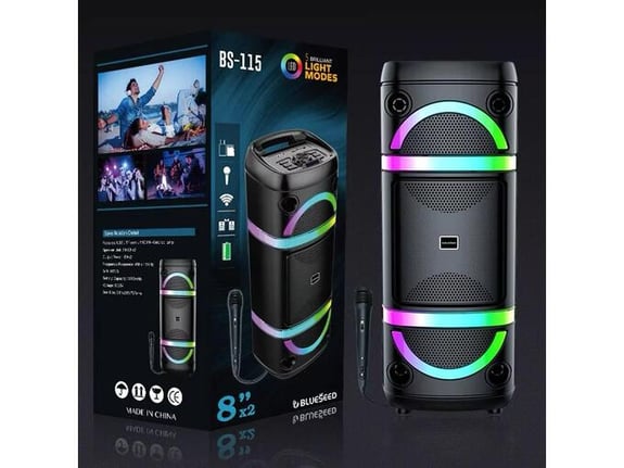 Thunder Bluetooth LED zvučnik BS-115 Blueseed crni
