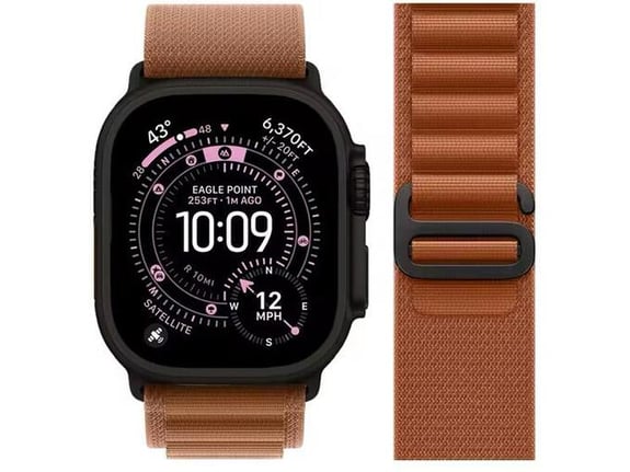 Narukvica za Apple Watch Ultra Strap Alpine Loop Titanium 42/ 44/ 45/ 49 mm L terra cotta