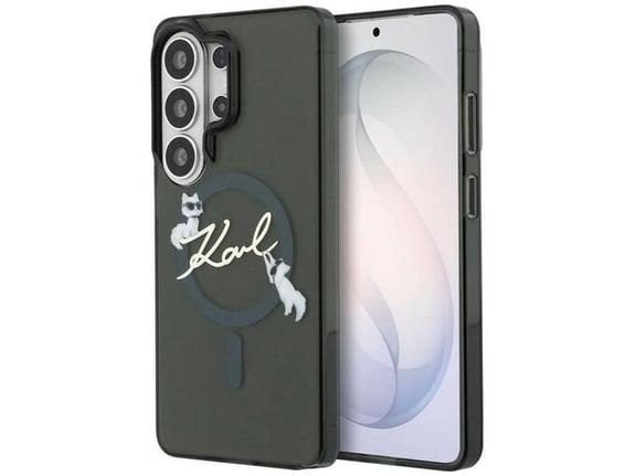 Maska Karl Lagerfeld IML KC Script MagSafe za Samsung S26 Ultra/ S948B crna