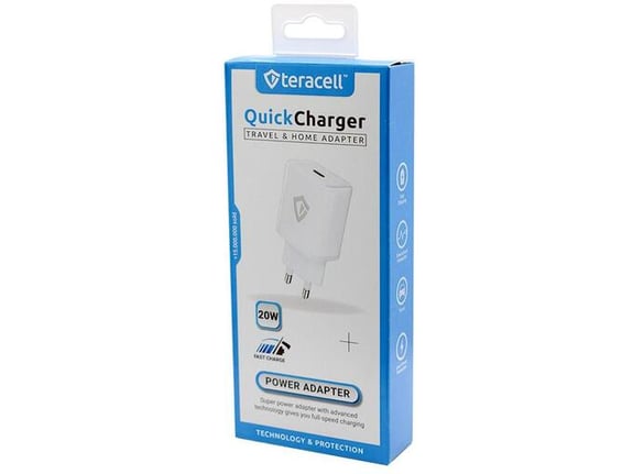 Kućni punjač Teracell TC-07 PD 20W beli