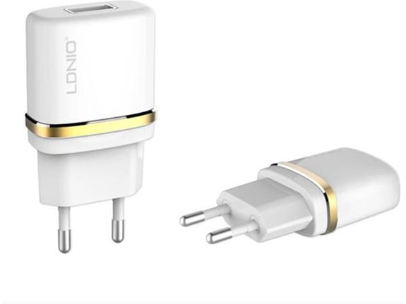Kućni punjač LDNIO DL-AC50 1xUSB 1A+ Micro USB kabel beli
