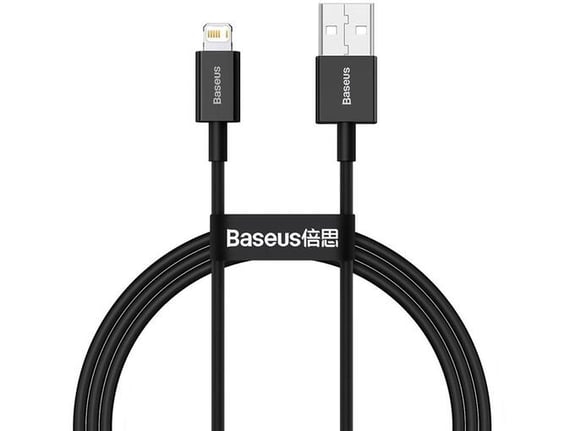 Kabel Baseus Superior Series Fast Charging USB na Lightning 2.4A crni 1m