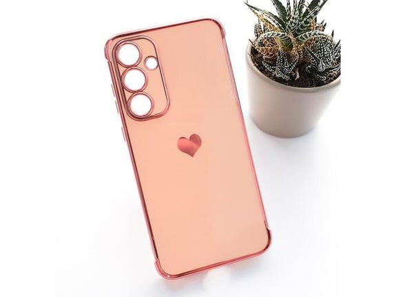 Maska Heart Frame za Samsung A37 5G/ A376B roze