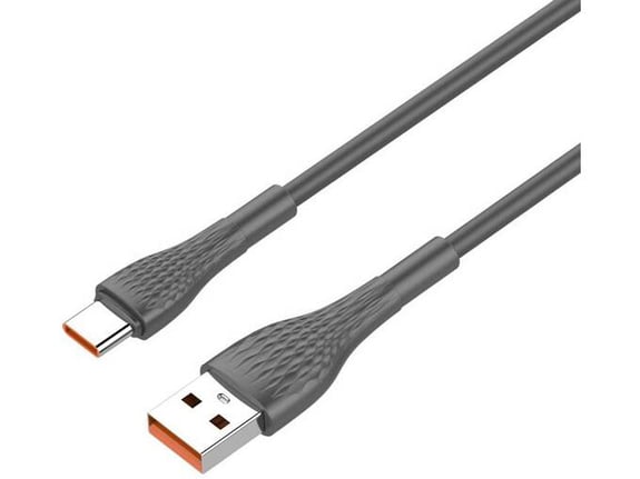 Kabel LDNIO LS671 USB na Type-C sivi 1m