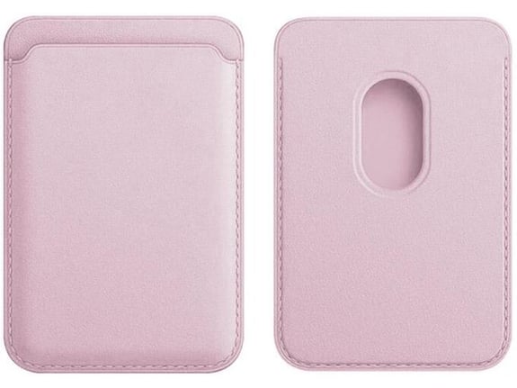 Kožni novčanik za MagSafe roze