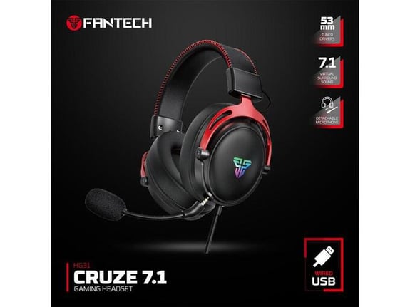 Slušalice Gaming Fantech HG31 Cruze 7.1 crne