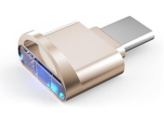 Mini card reader Type C JWD sivi