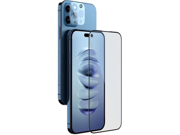 Zaštitno staklo Nillkin 2u1 HD Full Screen 2.5D (0,33mm) za iPhone 14 Pro crno