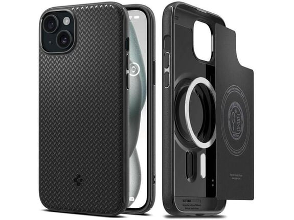 Maska Spigen Mag Armor MagSafe za iPhone 15 mat crna