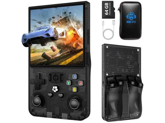 Ručna konzola GAME MASTER R36 Max 64GB transparent crna