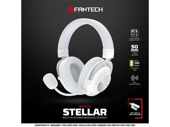 Bluetooth slušalice Fantech WHG05 bele