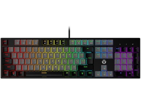 Tastatura mehanička Gaming Fantech MK886 RGB Atom siva (Blue switch)