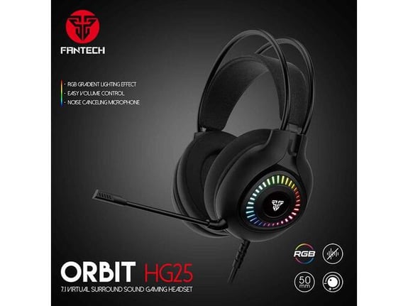 Slušalice Gaming Fantech HG25 Orbit 7.1 crne