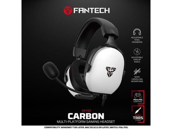 Slušalice Gaming Fantech MH92 Carbon crne