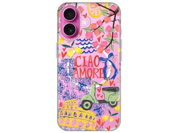 Maska za telefon iPhone 16 6.1 Ciao Amore Print MagSafe