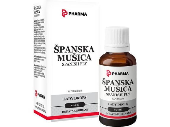 PP Products Španska mušica - Spanish fly (kapi za stimulaciju žena, MOCAN AFRODIZIJAK ZA ŽENE - 20ml)