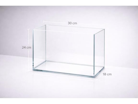 WeekAqua Ultra Clear akvarijum Mini S 30x18x24cm x5mm 13L