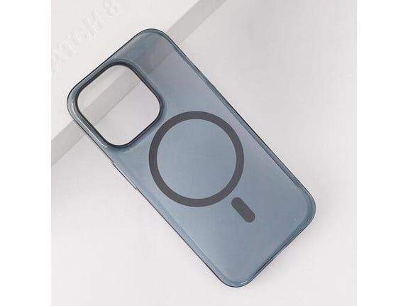 Maska Transparent Mag Case za iPhone 15 Pro Max siva