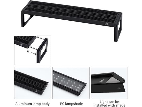 WeekAqua LED lampa V600SE-K black