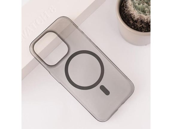 Maska za telefon iPhone 15 Pro MagSafe Silikonska Transparentna