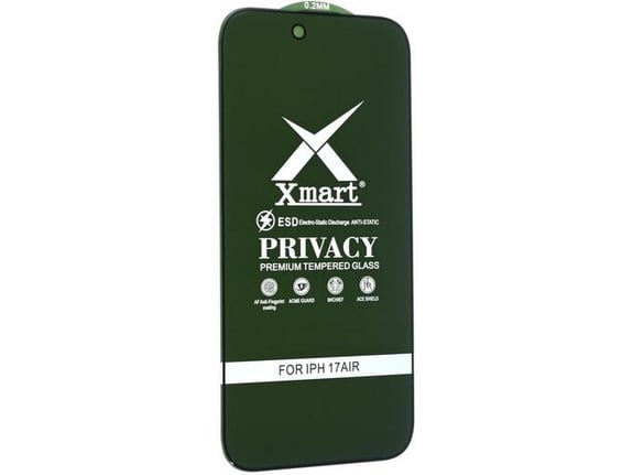 Zaštitno staklo iPhone 17 Air 6.6 9D Privacy