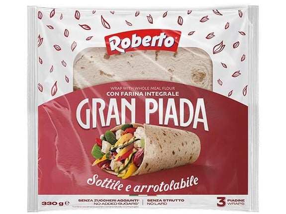 Roberto Tortilja Piadina integralna 330gr