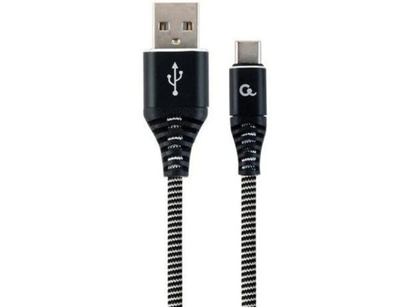 Gembird USB kabl CC-USB2B-AMCM-2M-BW USB-C na USB-A 2 m