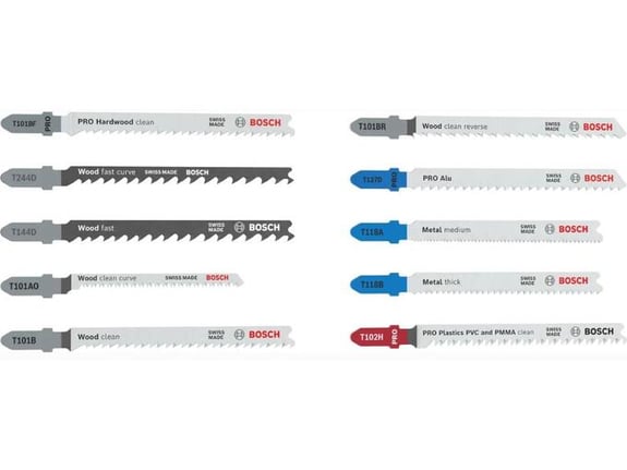 Bosch Set listova ubodne testere za više materijala 10 kom