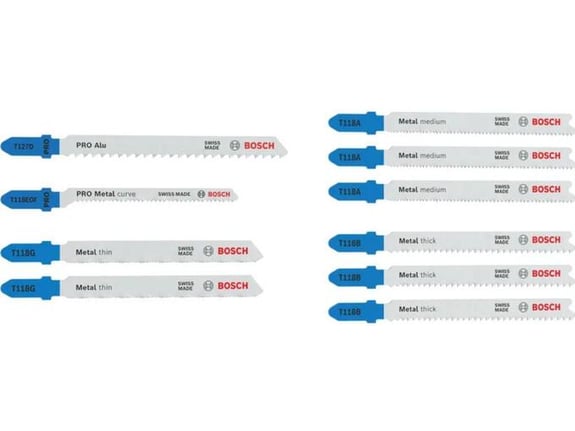 Bosch Set listova ubodne testere za metal 10 kom