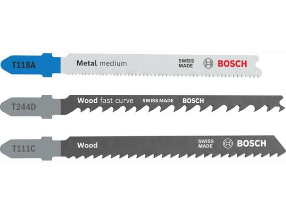 Bosch Set listova ubodne testere za drvo i metal 3 kom