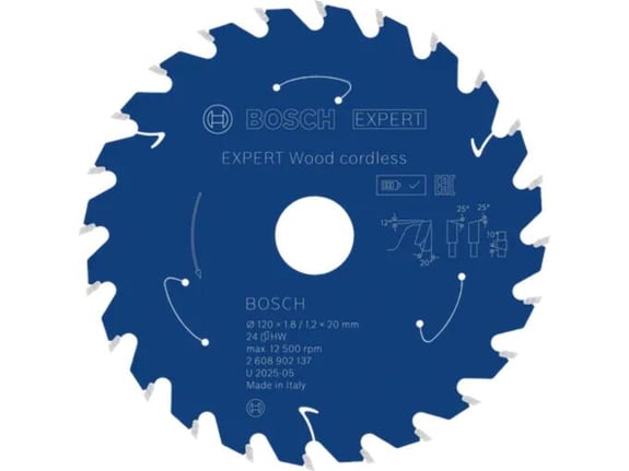 Bosch List kružne testere Expert Wood za drvo 120mm 24T