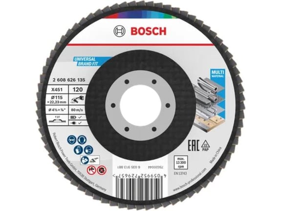 Bosch Brusni disk X451 115mm P120