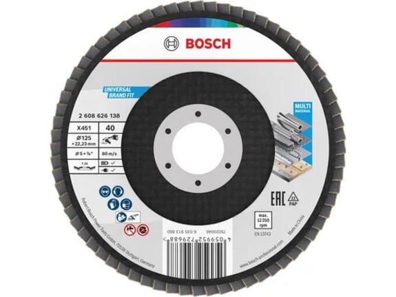 Bosch Brusni disk X451 125mm P40