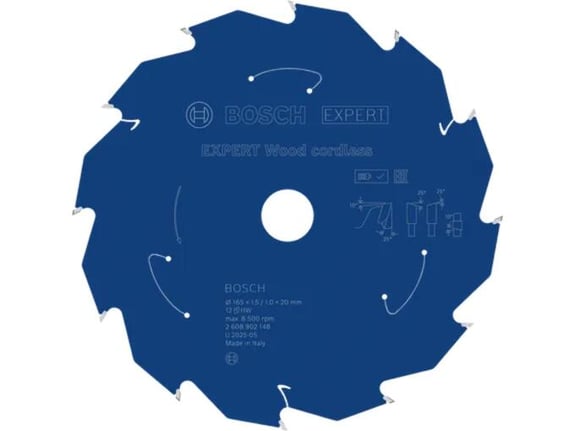 Bosch List kružne testere Expert Wood za drvo 165mm 12T