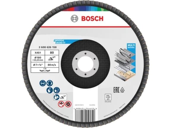 Bosch Brusni disk X451 180mm P80