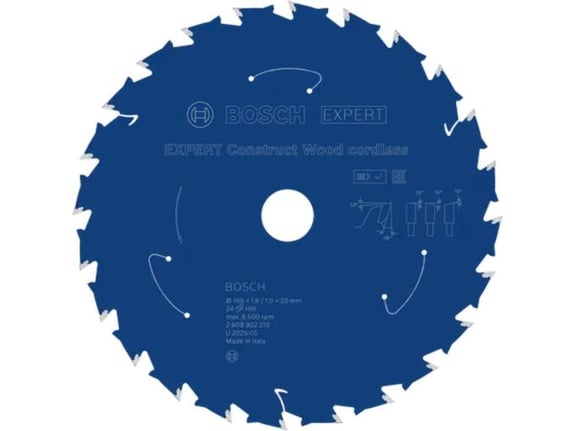 Bosch List kružne testere Expert Construct Wood aku 165mm 24T