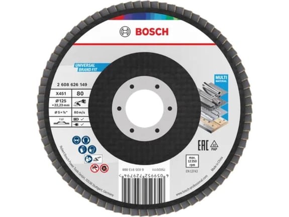 Bosch Brusni disk X451 125mm P80