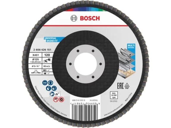 Bosch Brusni disk X451 125mm P120