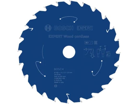Bosch List kružne testere Expert Wood za drvo 165mm 24T