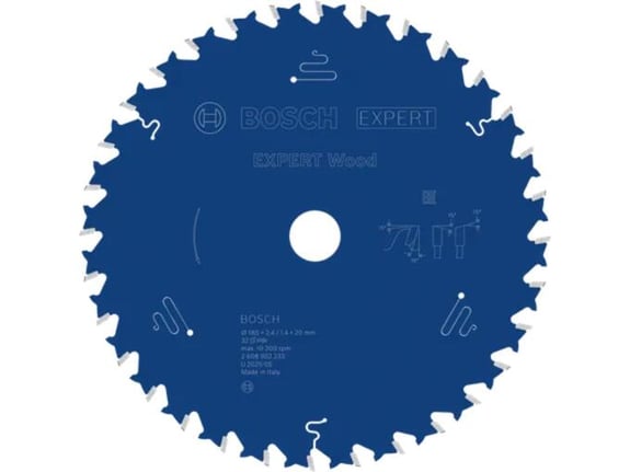 Bosch List kružne testere Expert Wood za drvo 185mm 32T