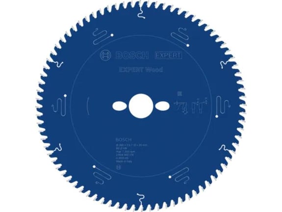 Bosch List kružne testere Expert Wood za drvo 260mm 80T