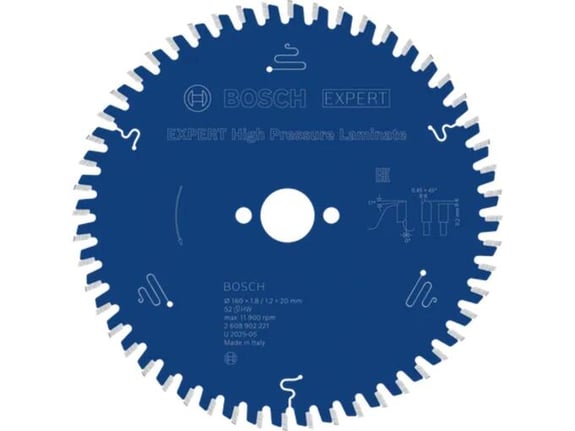 Bosch List kružne testere Expert za HPL 160mm 52T