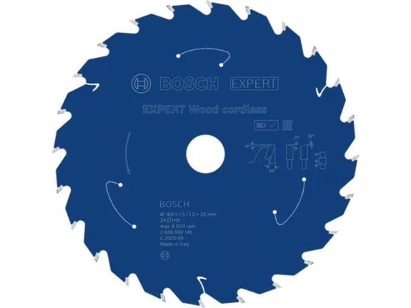 Bosch List kružne testere Expert Wood za drvo 160mm 24T