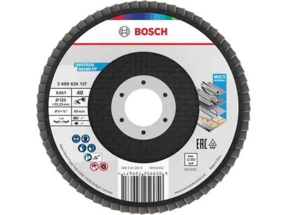 Bosch Brusni disk X451 125mm P40
