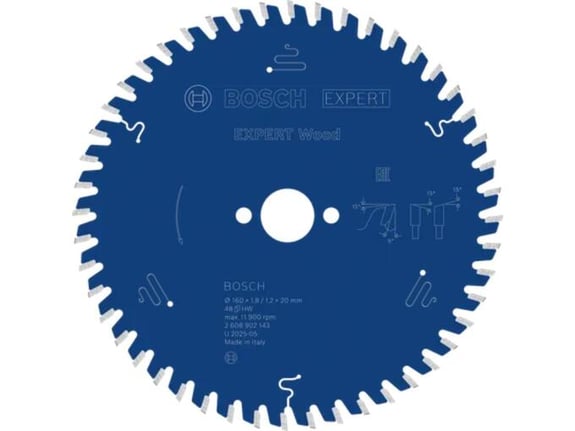 Bosch List kružne testere Expert Wood za drvo 160mm 48T