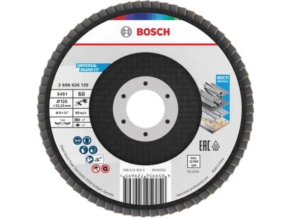 Bosch Brusni disk X451 125mm P60