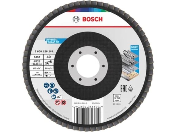 Bosch Brusni disk X451 125mm P40